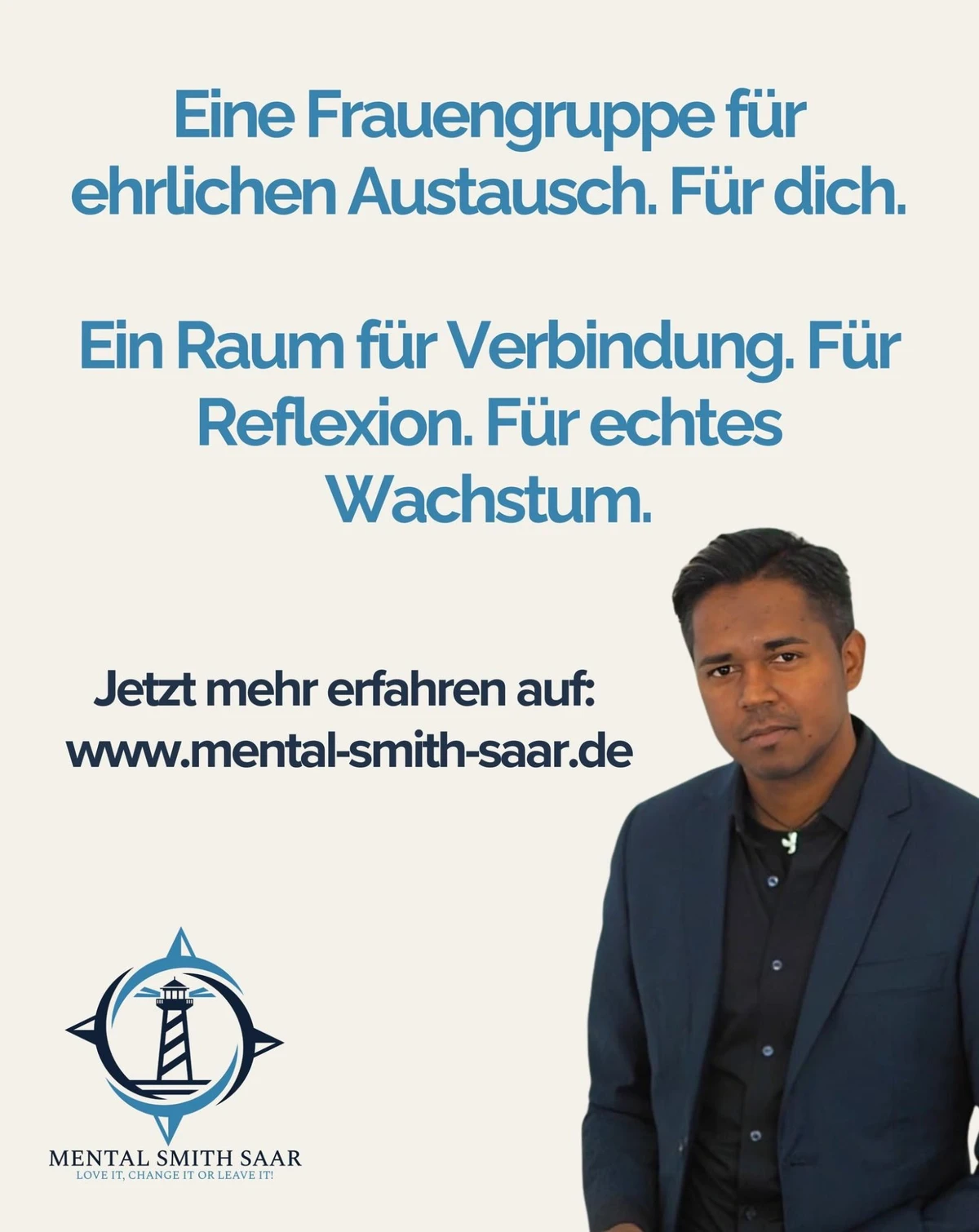 Anzeige der Frauengruppe: Eine Frauengruppe für ehrlichen Austausch. Für dich. — Ein Raum für Verbindung. Für Reflexion. Für echtes Wachstum.
